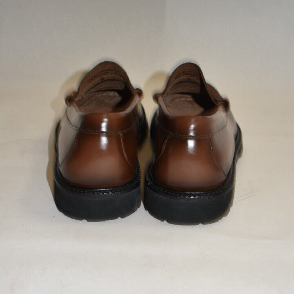 New! G.H. BASS Larson Lug Sole Contrast Penny Loafer Honey Brown Size 9 DD285 main image 2